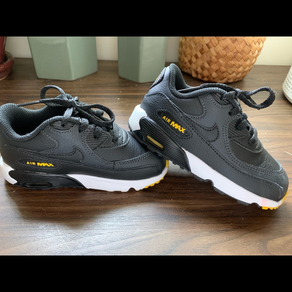Black &Yellow Toddler Nike Air Max